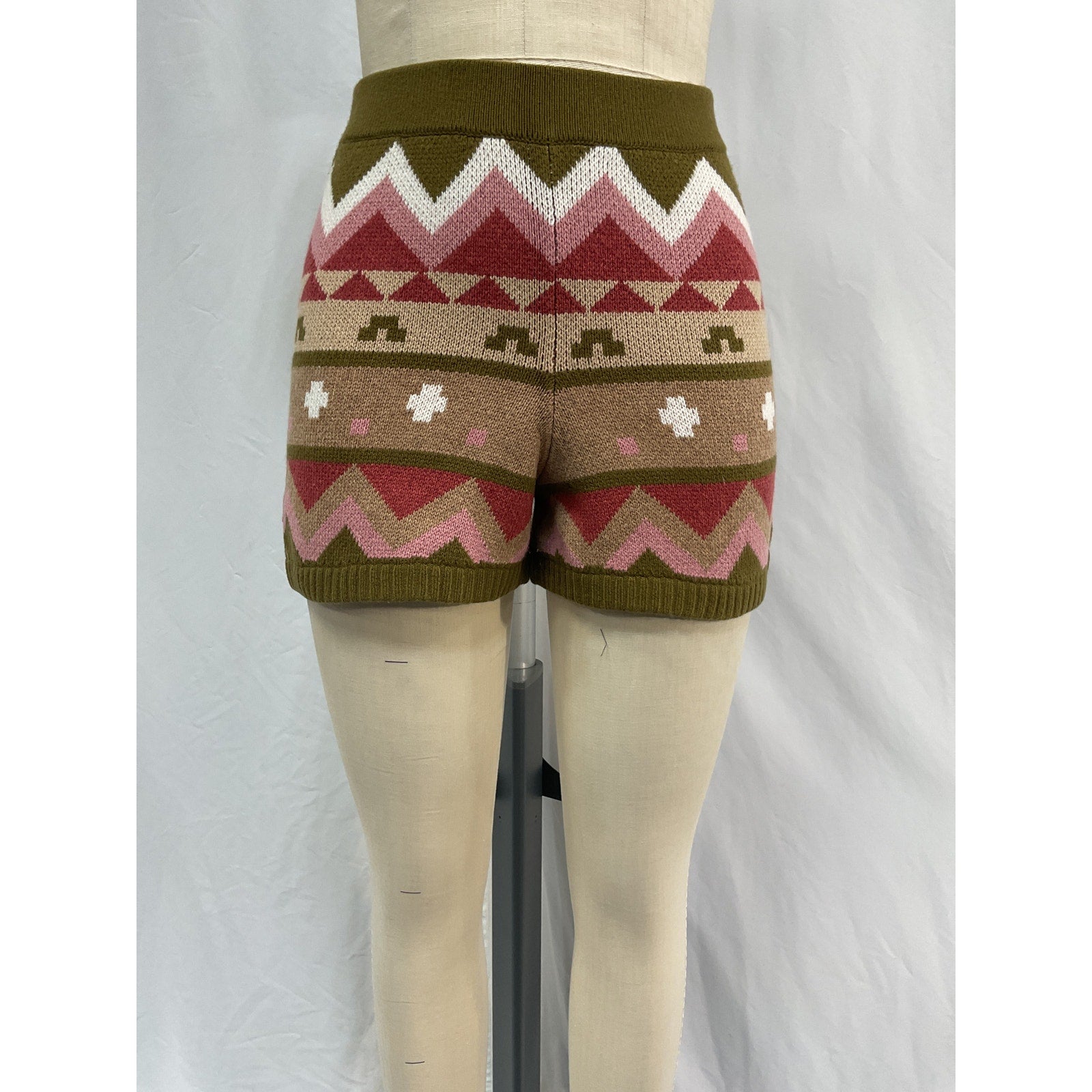 S�zane 'Jett' Green Merino Wool Short Size XXS