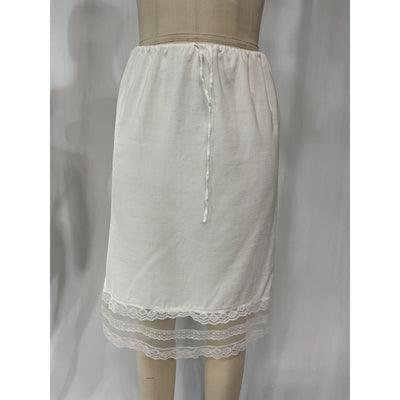 Reformation 'Emery' White Knee Length Skirt Size XS