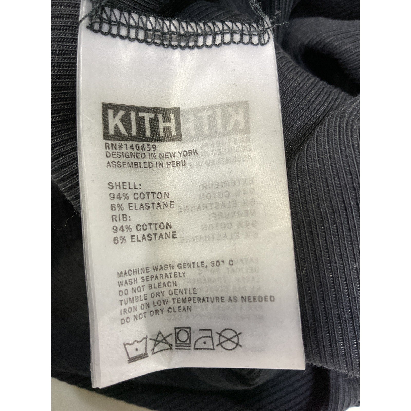 Kith 'Anthea' Black Midi Ribbed Dress Size XS