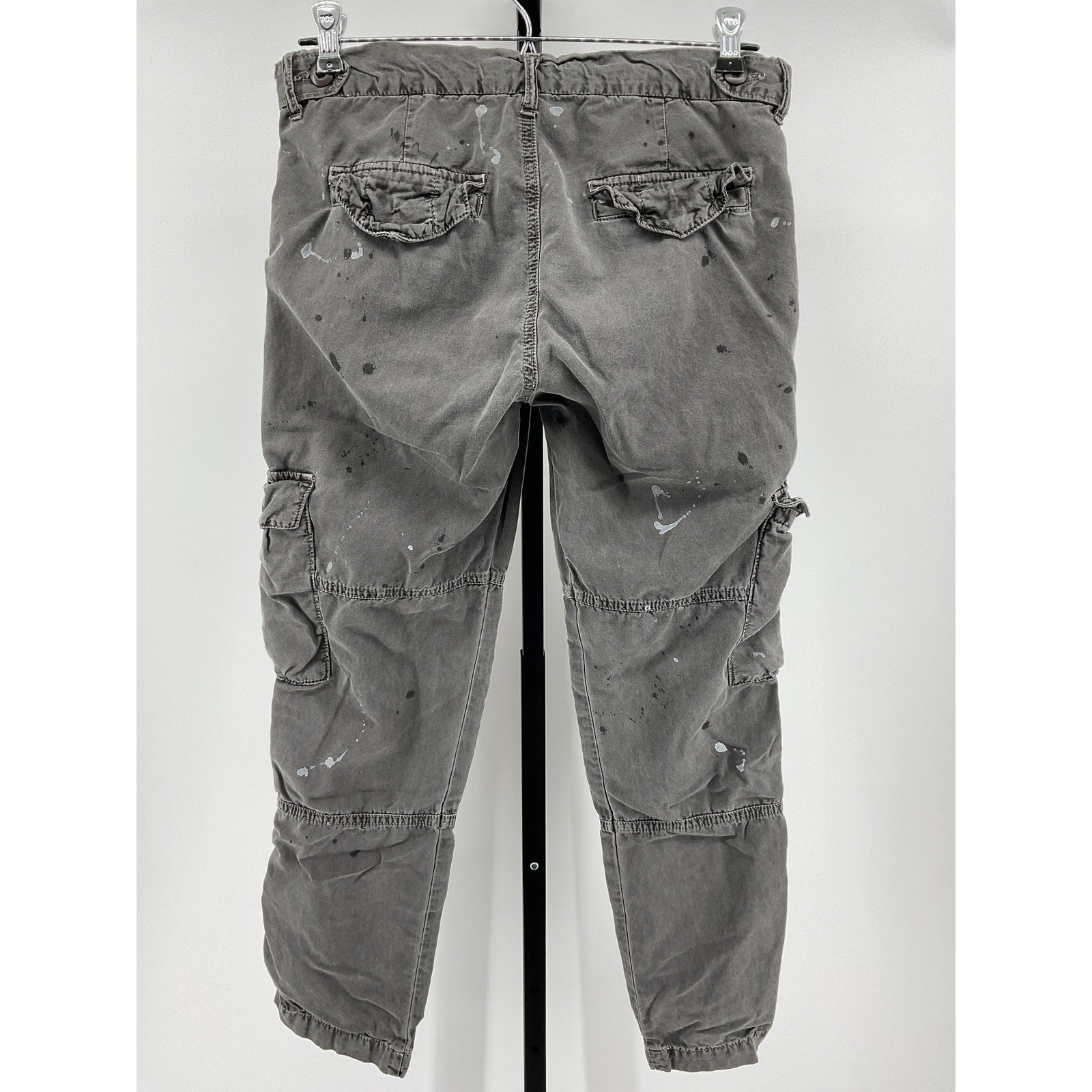Nsf 'Basquiat' Black Cotton Cargo Pant Size 26