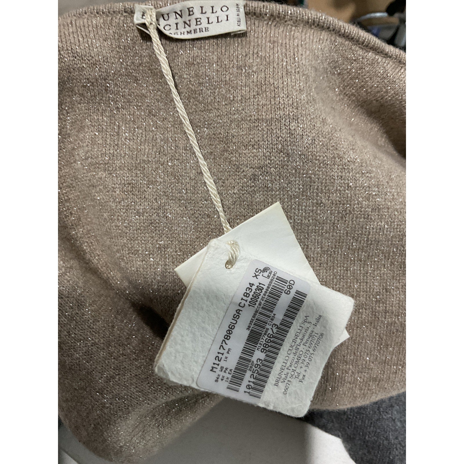 Brunello Cucinelli Grey Cashmere-Blend Long-Line Zip Hooded Cardigan Size XS