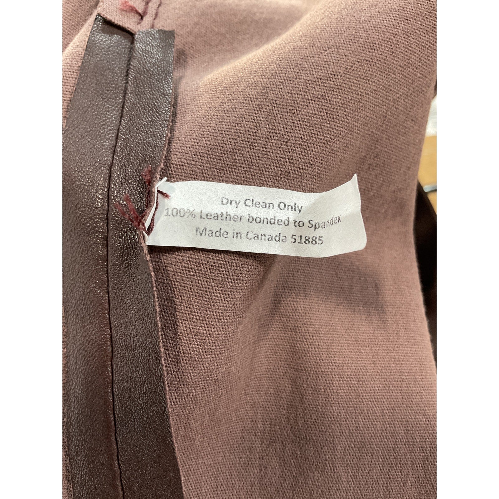 Lamarque 'Faris' Brown Leather Pants Size 0 - NWT