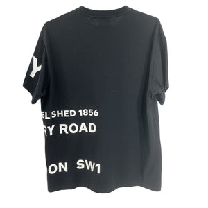 Burberry Graphic Black Carrick T Shirt Size M