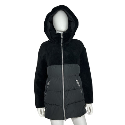 Mackage Hooded Black Junia Down Coat Size S