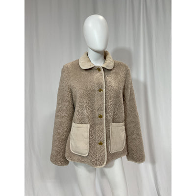 Alex Mill 'Sherpa' Tan Corduroy Work Jacket Size L