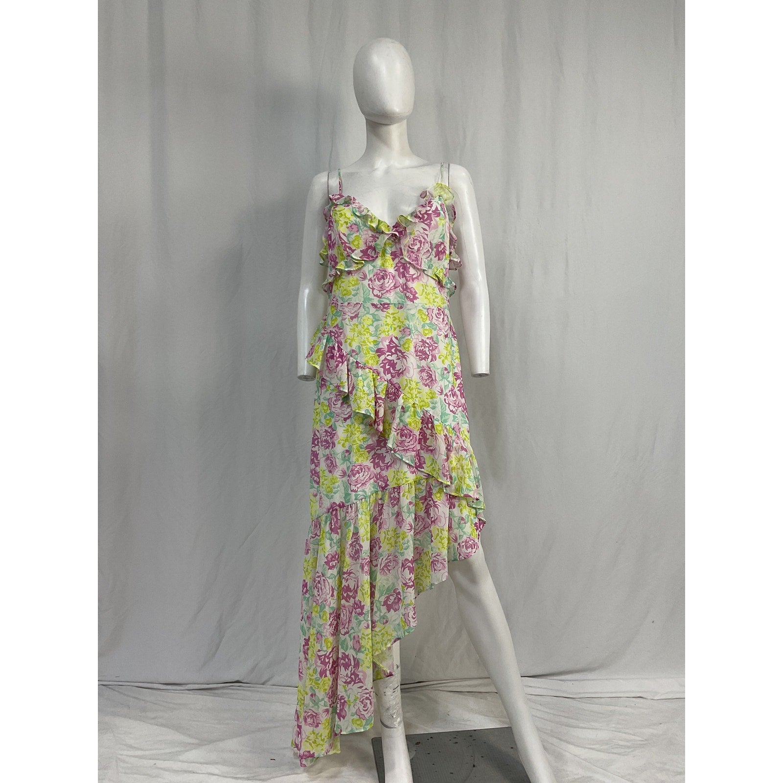 Majorelle 'Summer' Pink Polyester Gown Size XL