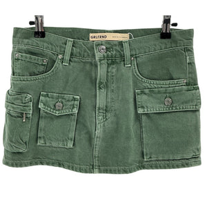 Grlfrnd Cargo Green Kiko In Lost Paradise Skirt Size 25