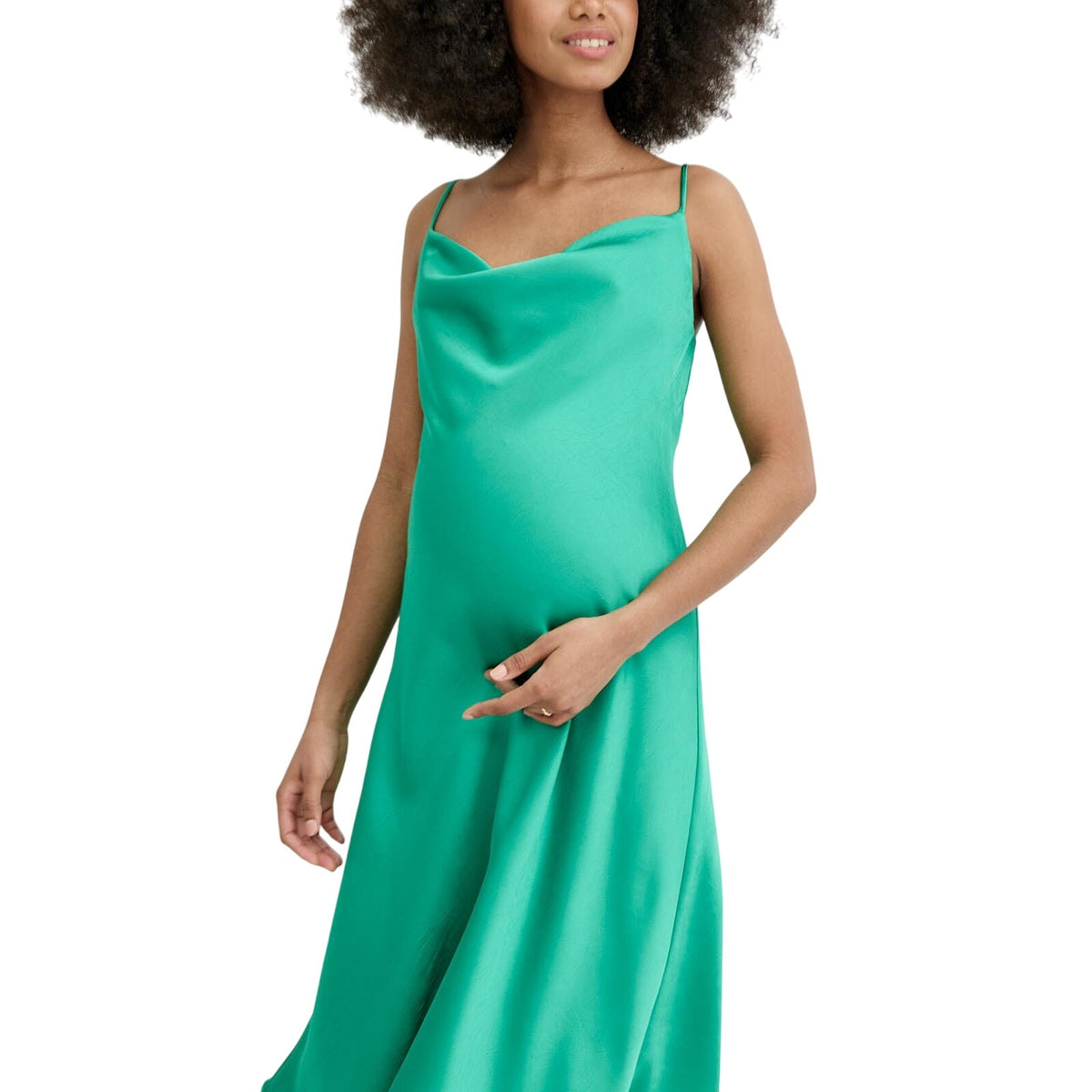 Hatch 'The Easy' Green Polyester Slip Dress Size 0