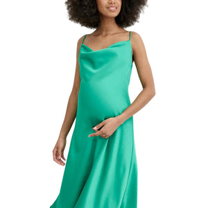 Hatch 'The Easy' Green Polyester Slip Dress Size 0
