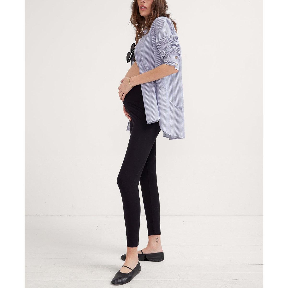 Hatch Black 'The Ultimate Before, During & After' Maternity Legging Size M