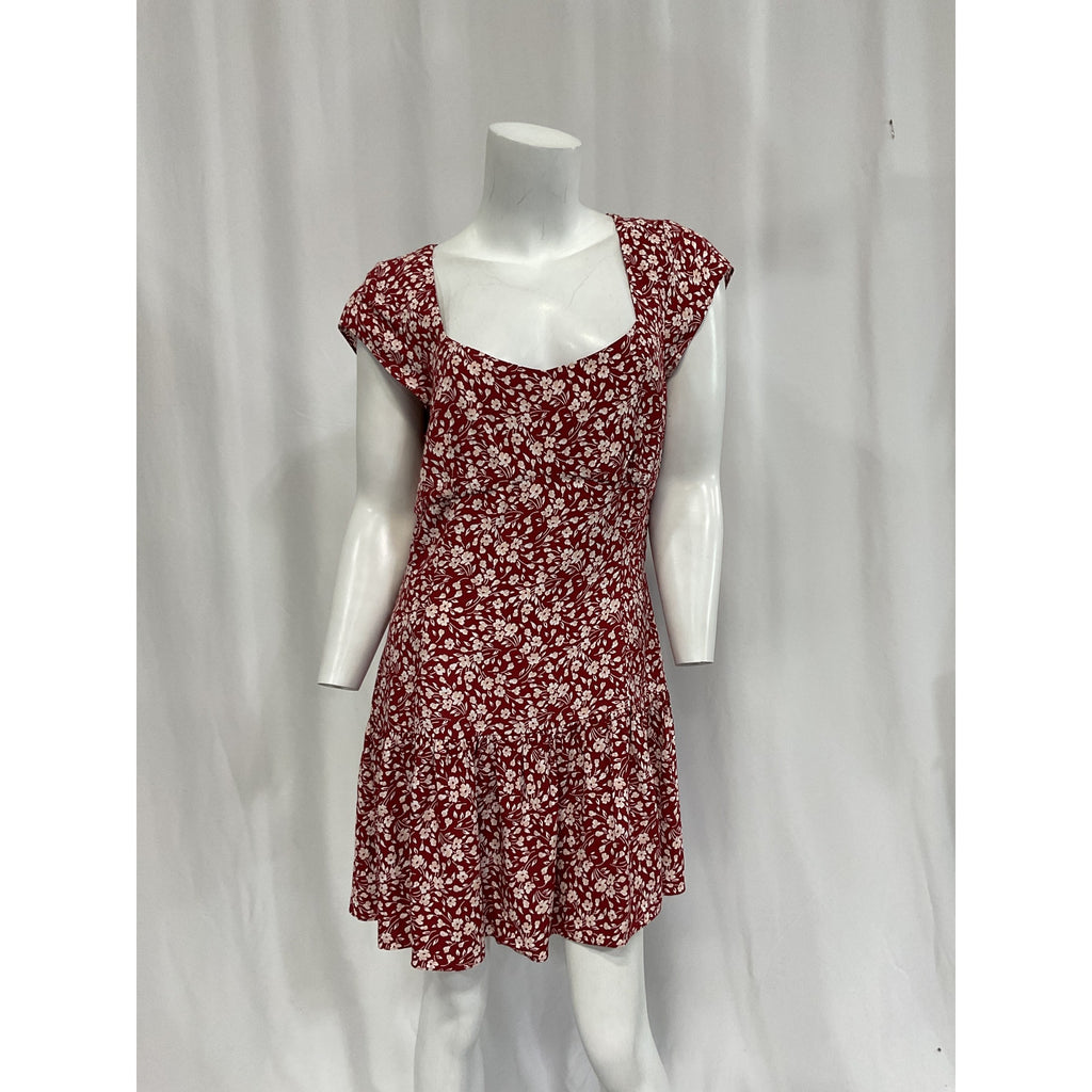 Reformation 'Olencia' Red Dress Size 10