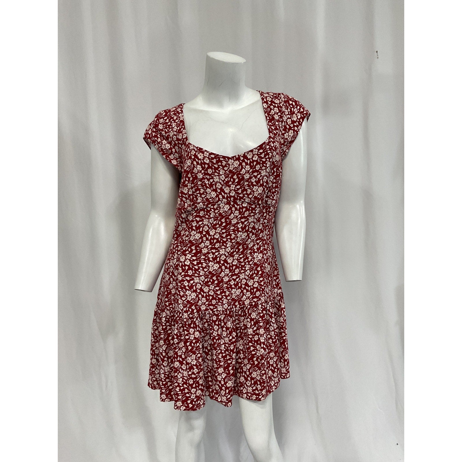 Reformation 'Olencia' Red Dress Size 10