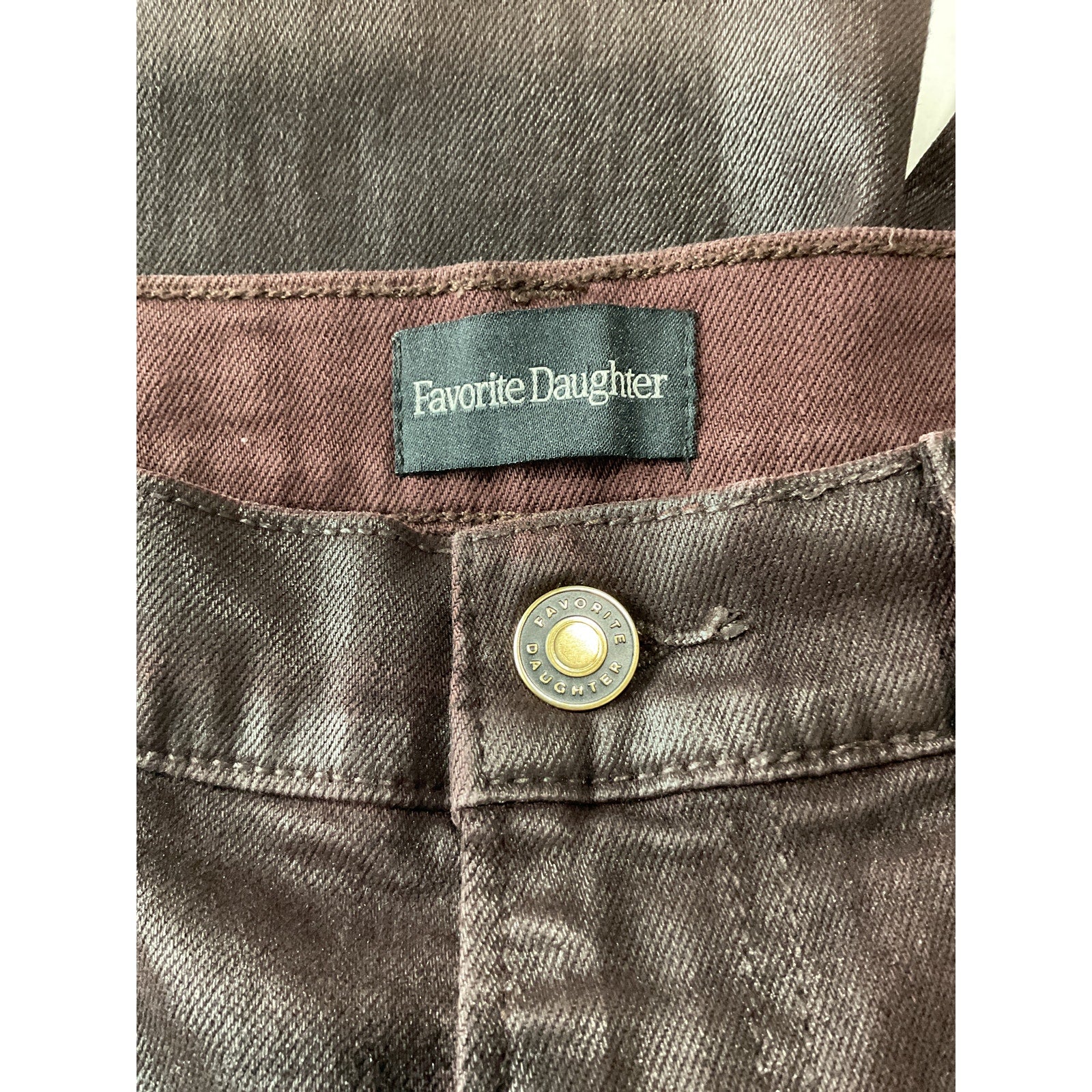 Favorite Daughter 'Mischa' Red Cotton Pant Size 26