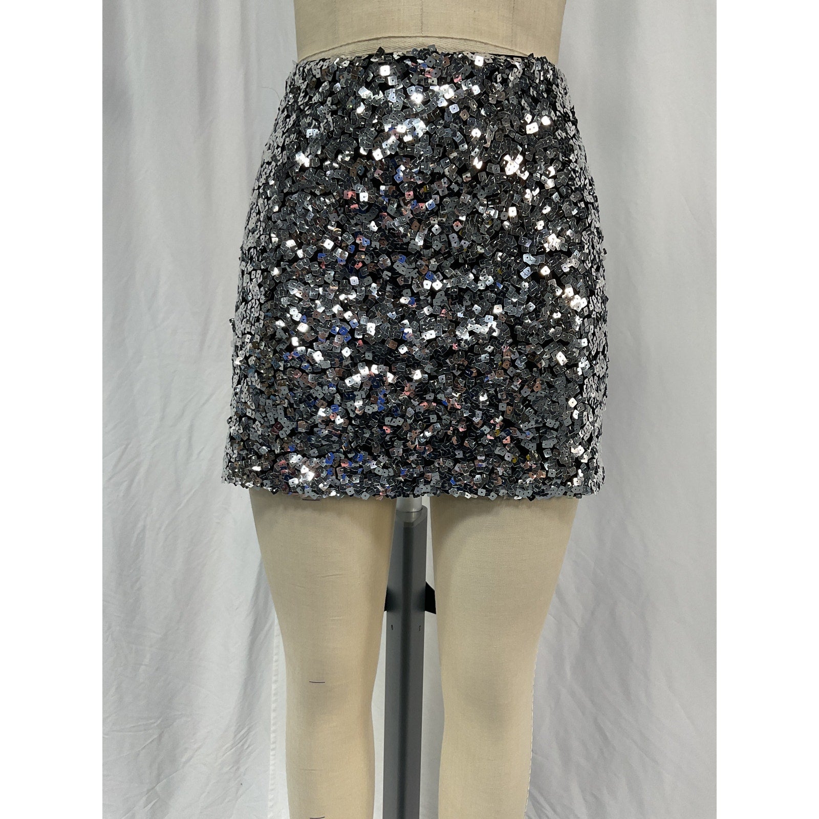 Reformation 'Veranda' Black Polyester Skirt Size 2