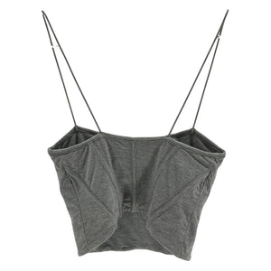 Retrofête Structured Gray Viv Corset Top Size XS