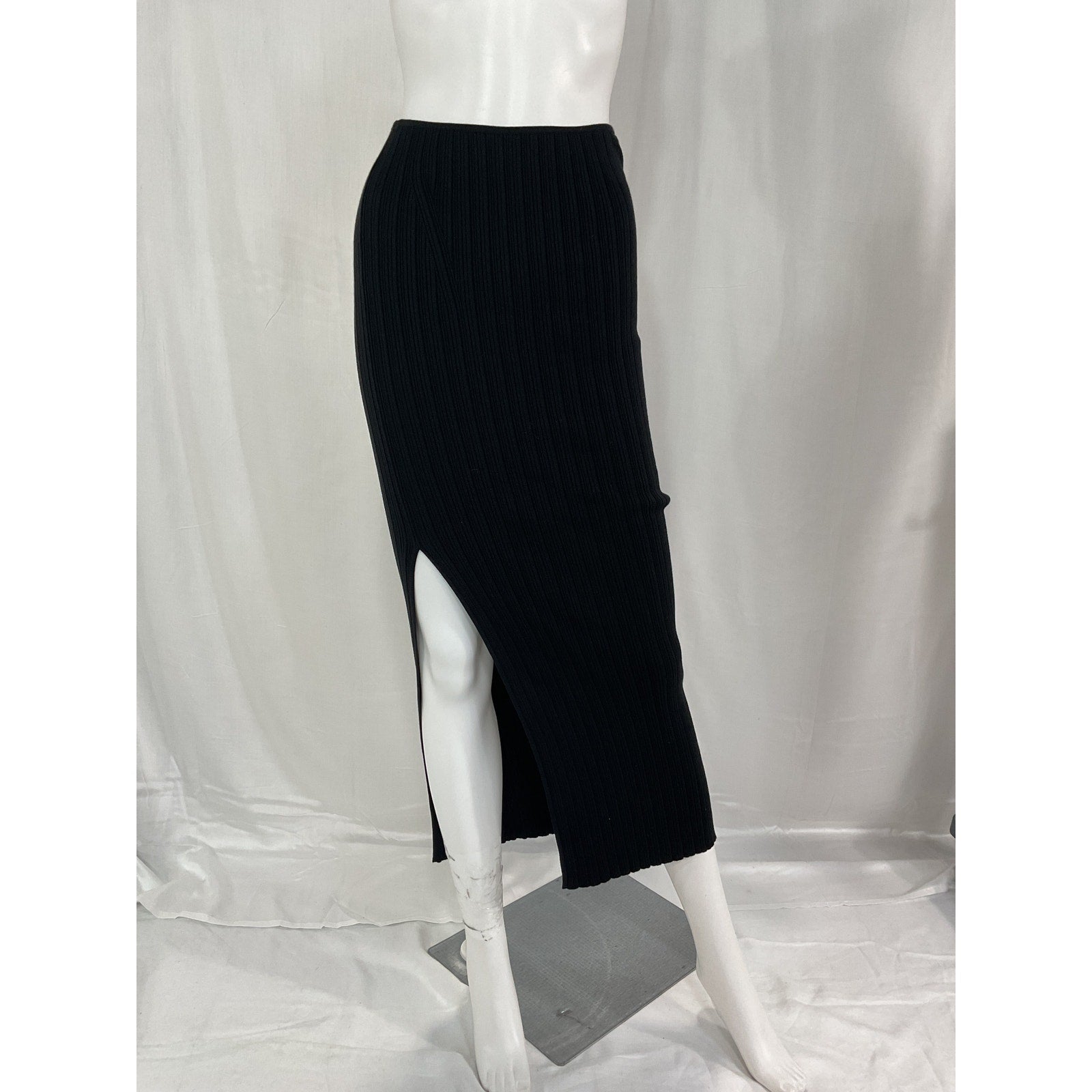 Aya Muse 'Sapodilla' Black Midi Skirt Size XS