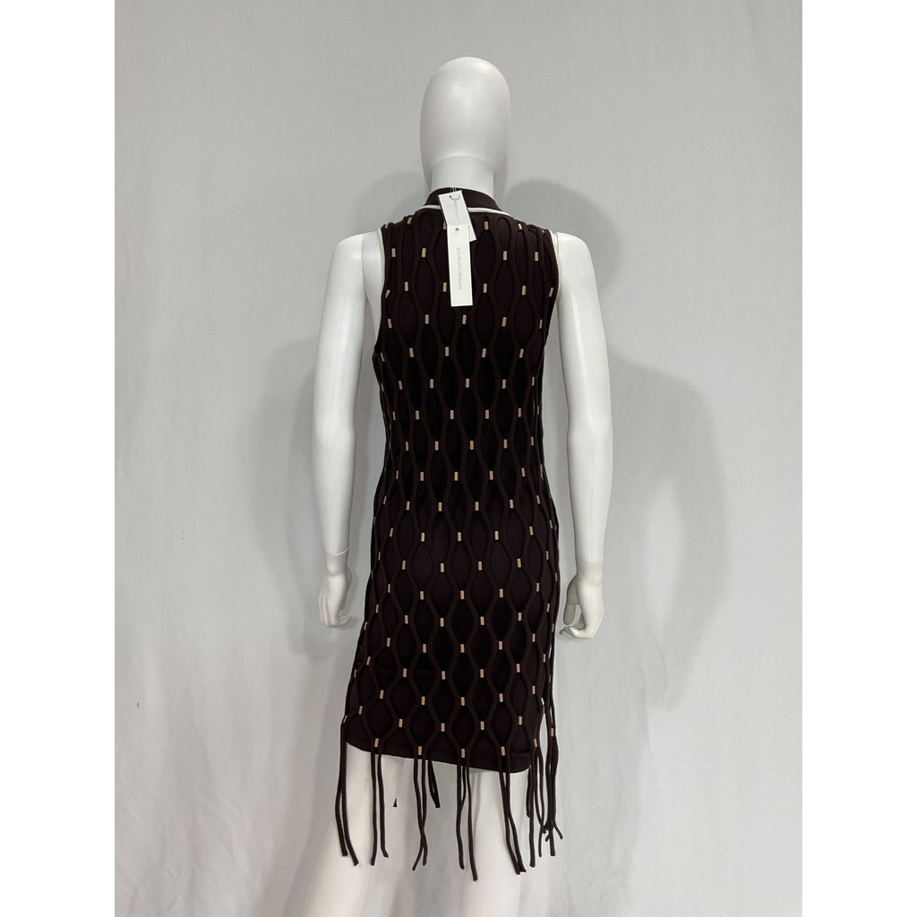 Simkhai 'Mariel' Black Beaded Embellishments Mini Dress Size XS - NWT