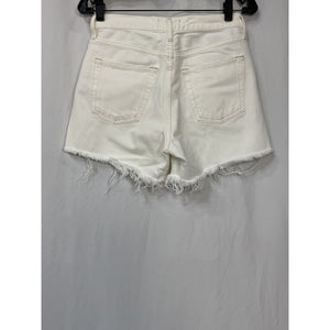 Agolde Parker Long White Cotton Short Size 24
