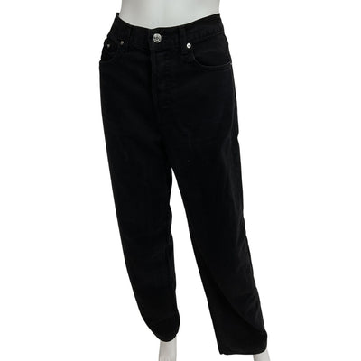 Grlfrnd Classic Black Bella Low Rise Boyfriend Denim Jeans Size 27 NWT