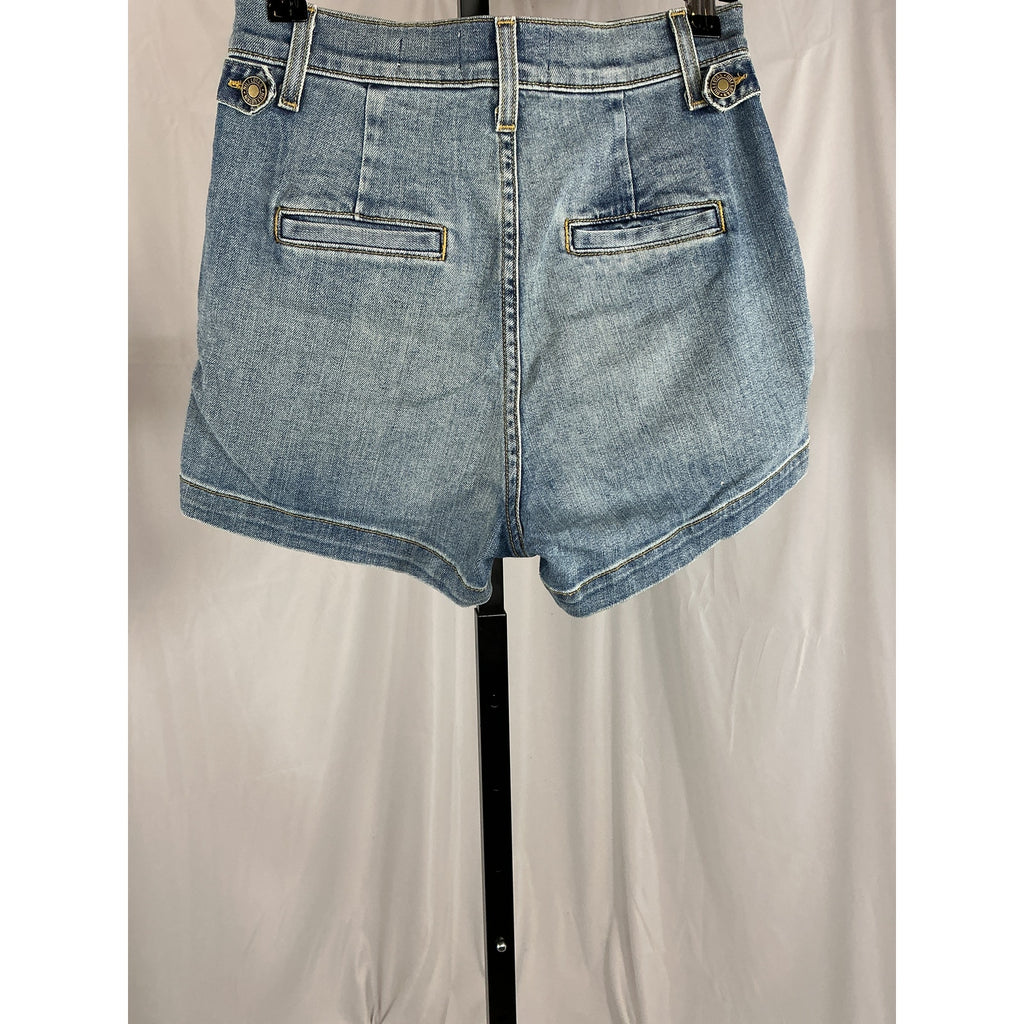 Nili Lotan 'Livie' Blue Cotton Short Size 24