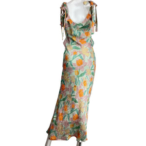 ASTR The Label Ruffled Multicolor Sorbae Dress Size XS