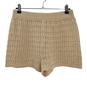 Tularosa Crochet Beige Fabiana Shorts Size S