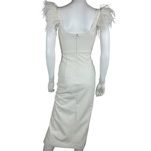 Likely Embellished Cream Rizzo Dress Size 00