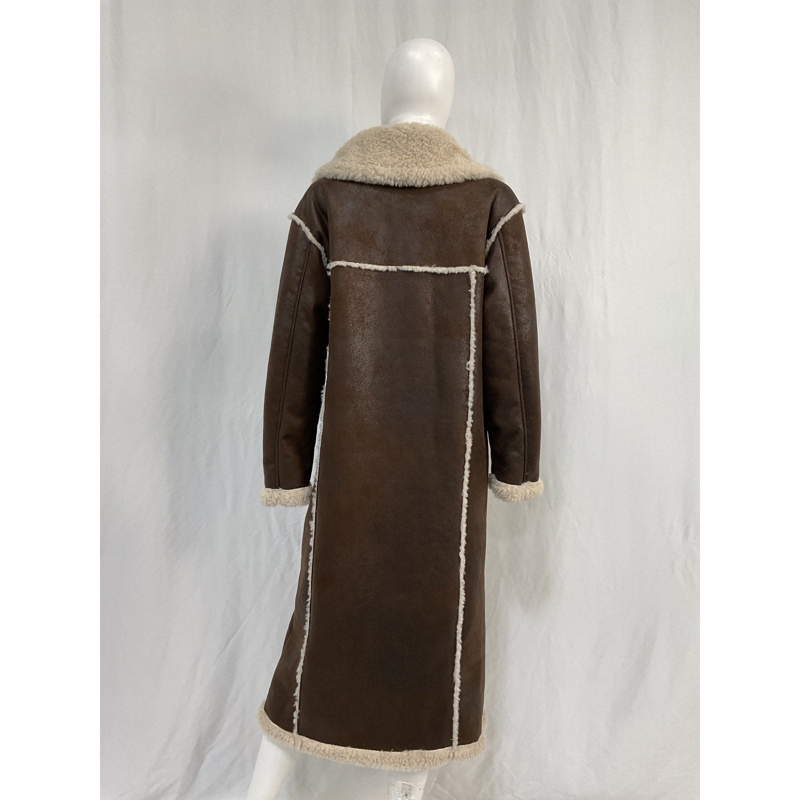 Simon Miller 'Jetz' Brown Polyester Coat Size XS