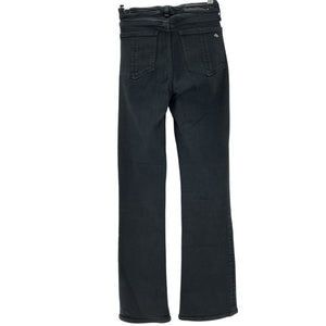 Rag & Bone Sleek Black Nina High Rise Bootcut Denim Jeans Size 28