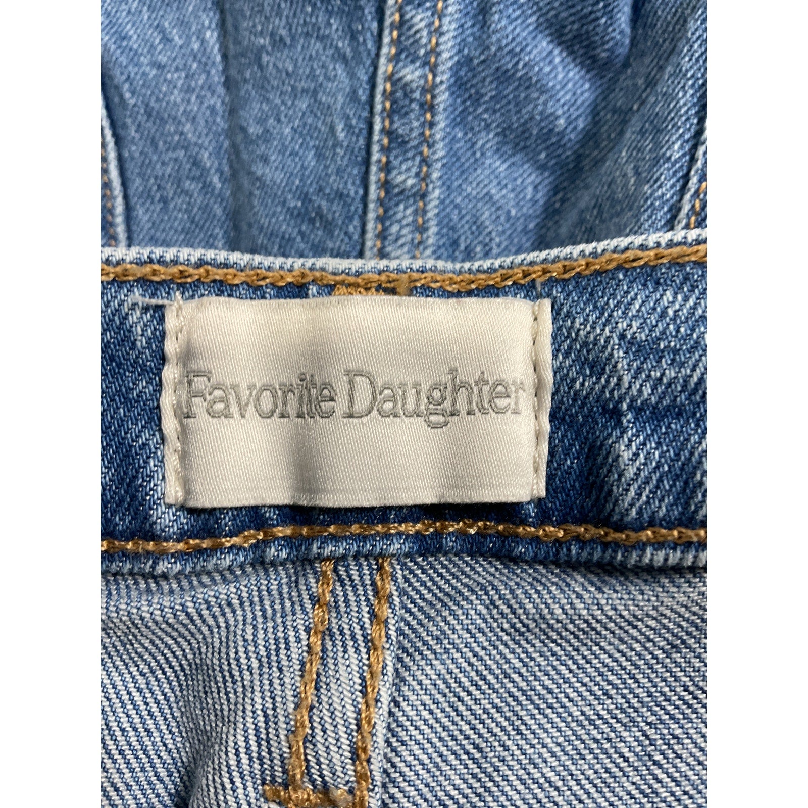 Favorite Daughter 'The Morgan' Grey Shortie High Waist Crop Straight Leg Denim Jeans Size 25P
