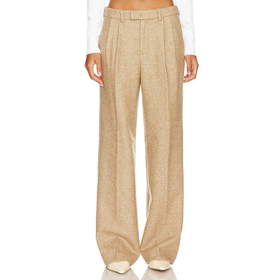 Favorite Daughter Tailored Beige Agnes Trousers Size 8