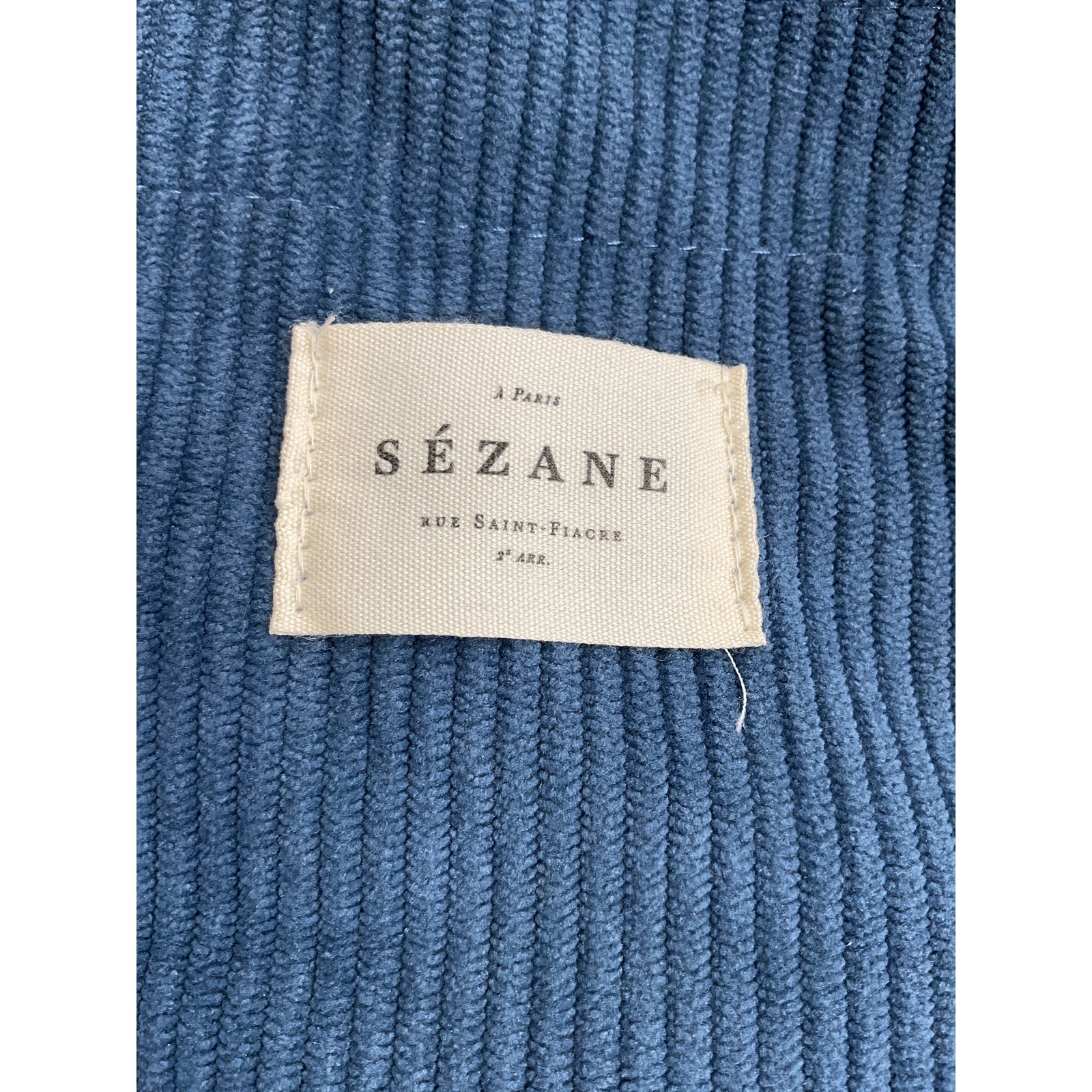 S�zane 'Velvet' Blue Polyester Tote Bag