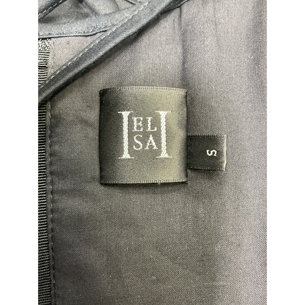 Helsa 'Stretch' Black Cotton Sateen Bustier Size S