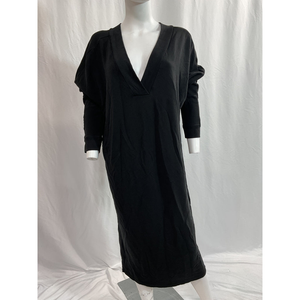 Hatch 'The Visitor' Black French Terry Maternity Dress Size OS