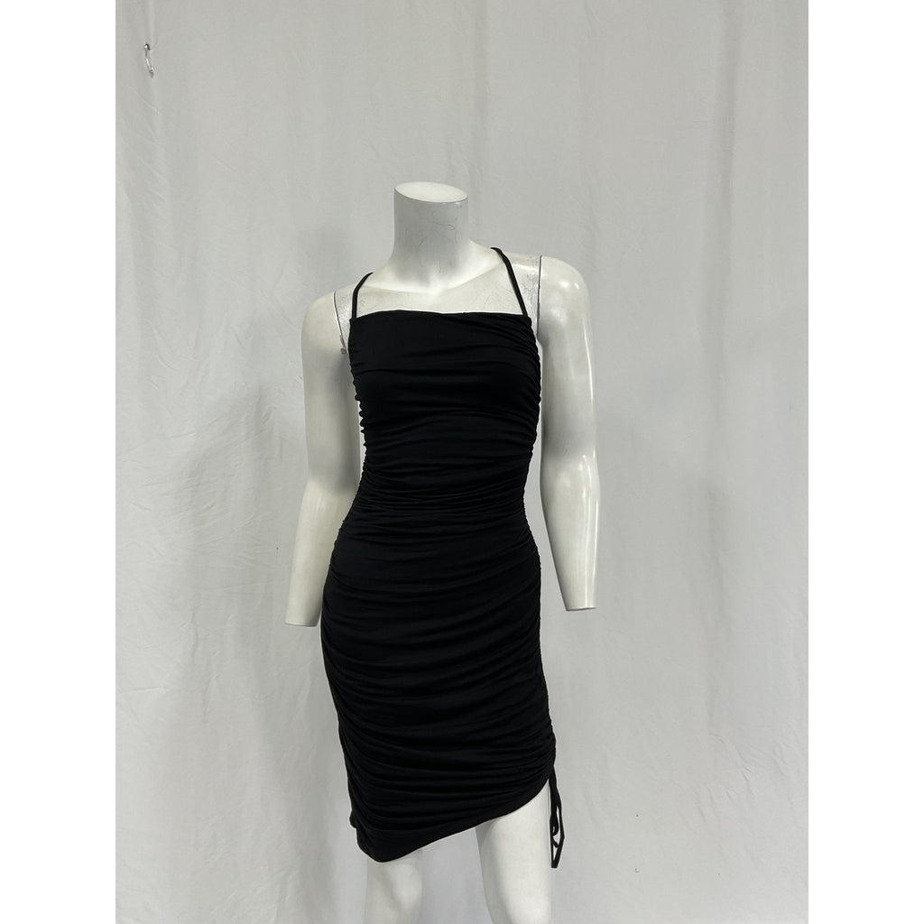 Majorelle 'Janice' Black Rayon Mini Dress Size S