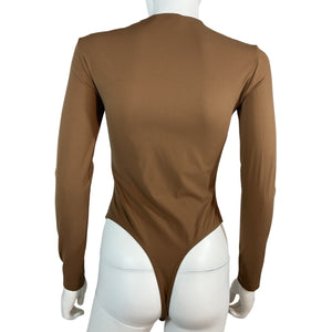 Balenciaga Fitted Brown Top Bodysuit Size 38 EU / 4 US