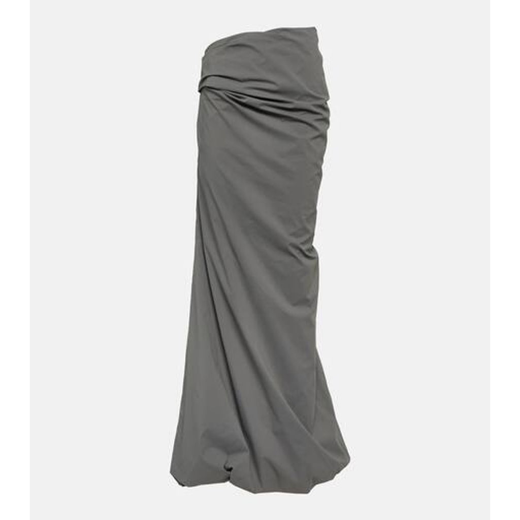 Entire Studios 'Asymmetrical' Grey Draped Maxi Skirt Size XS