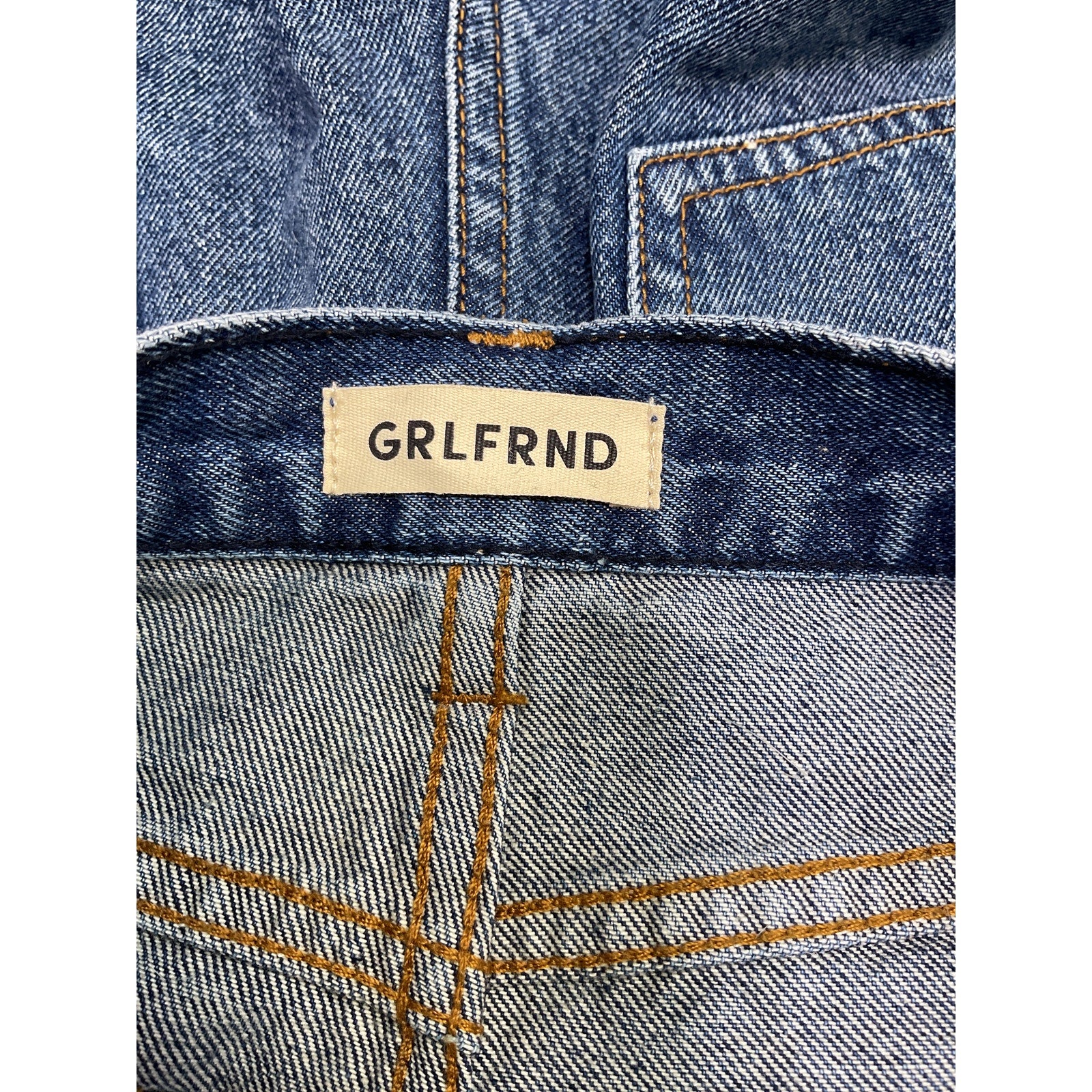 Grlfrnd 'Kyla' Blue Denim High Rise Hot Short Size 30