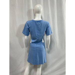 L*Space 'Lost Winds' Blue Cut Out Mini Dress Size M