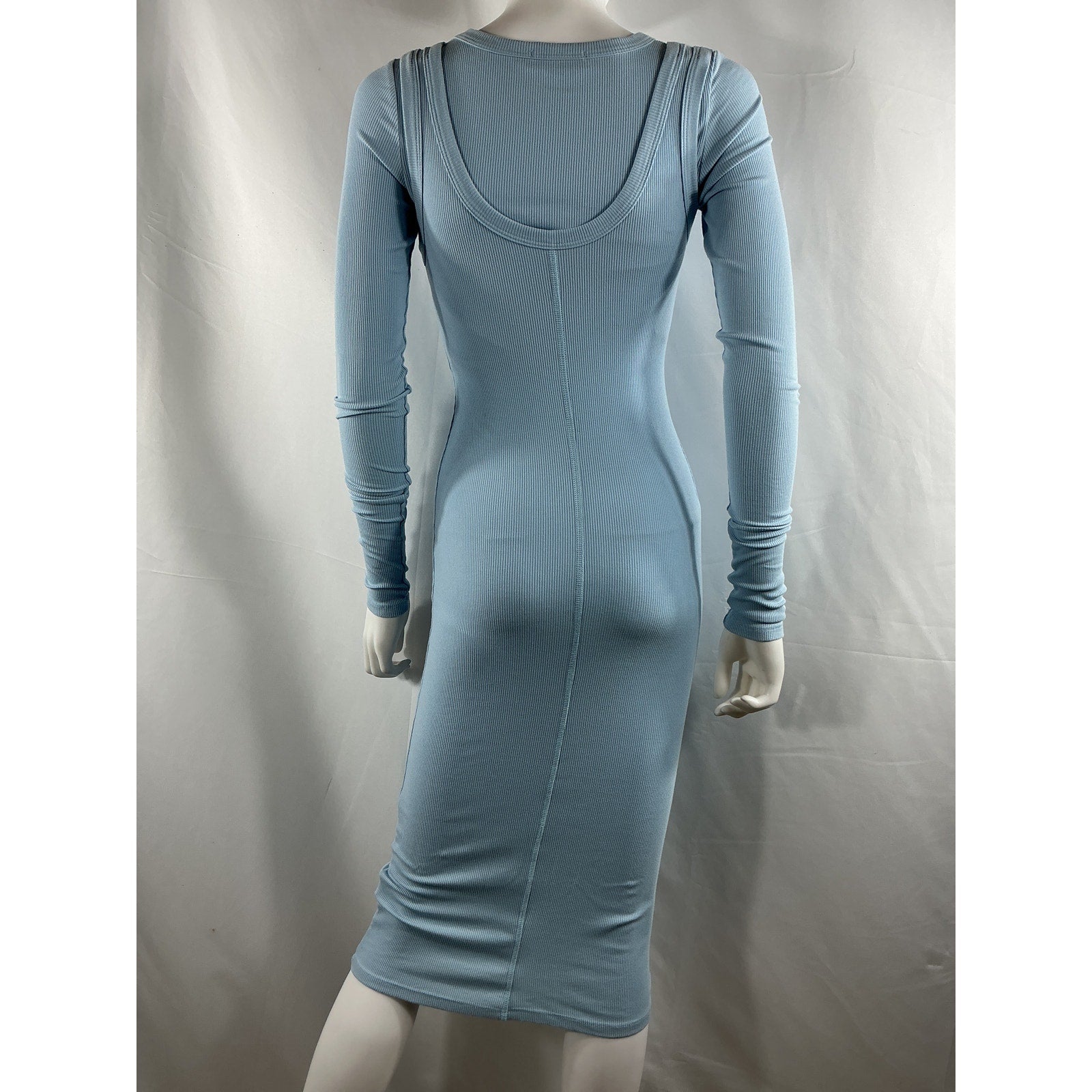 The Line By K 'Adbiel' Blue Cotton Dress Size S