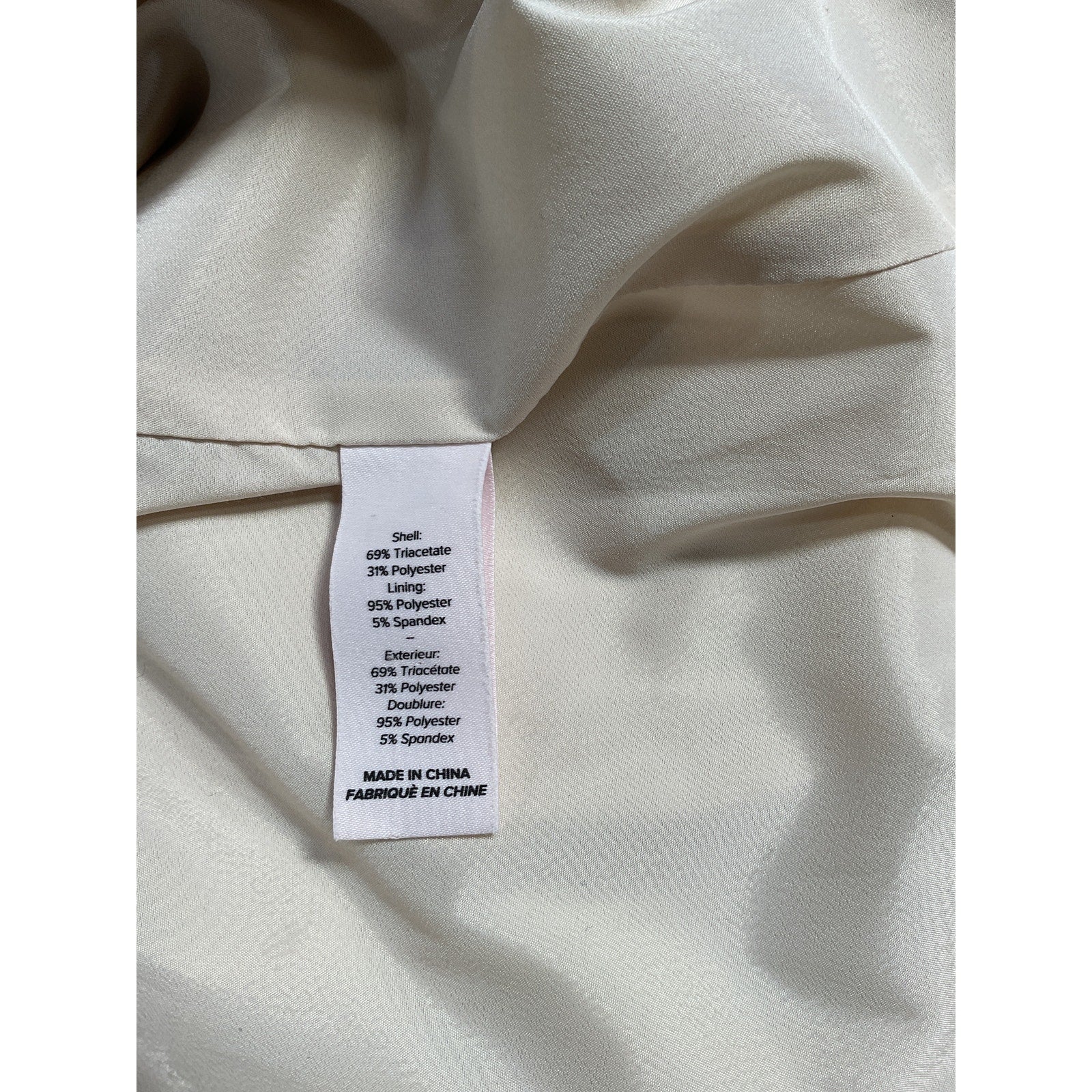 Cinq A Sept 'Gracey' White Pearl Trim Crepe Blazer Size 6