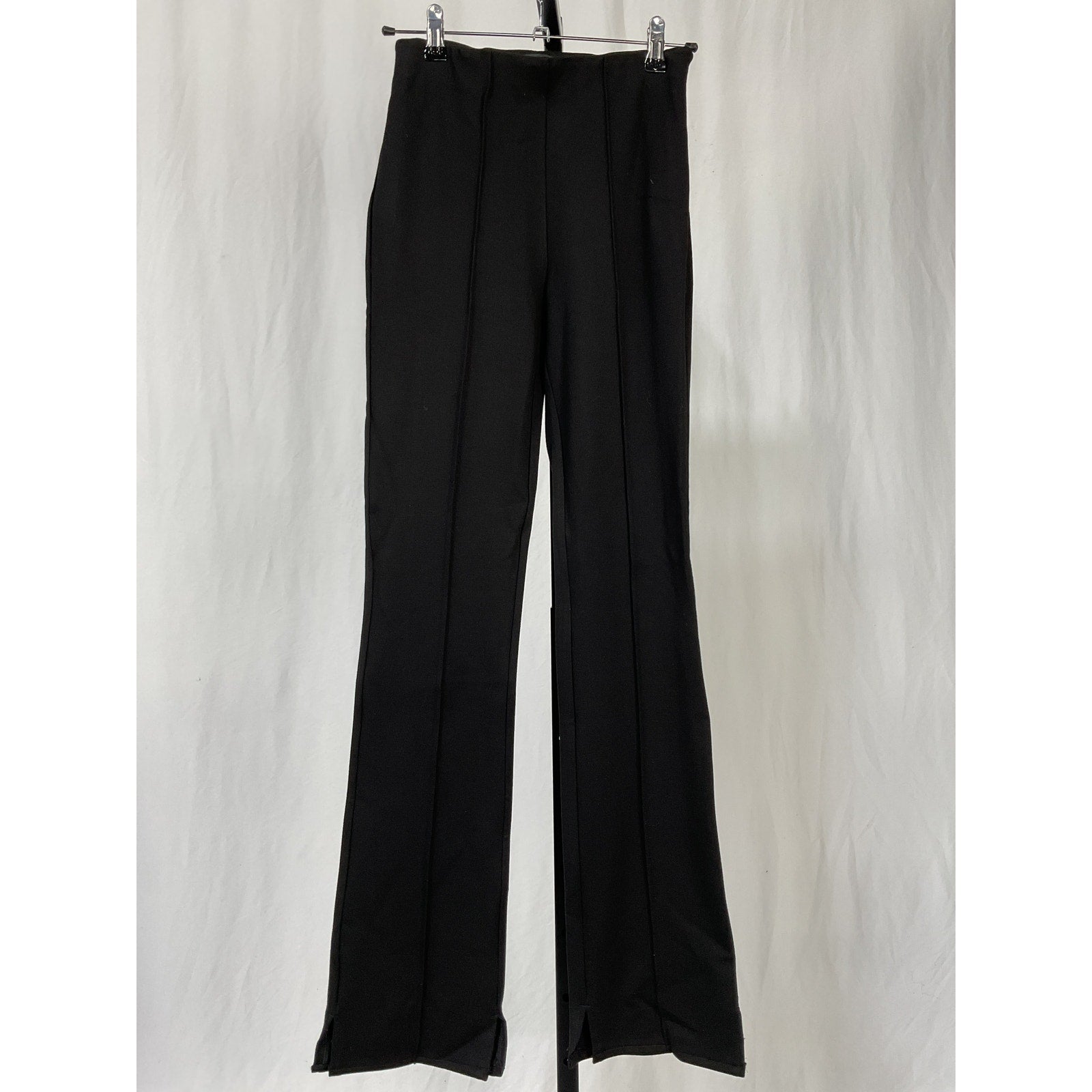 Anine Bing 'Lex' Black Rayon Pant Size 34