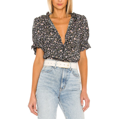 Selkie Floral Spirit Bistro Blouse Size M