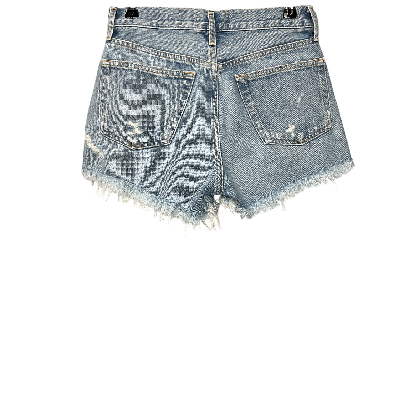 Agolde Parker Blue Cotton Vintage Cut Off Short Size 25