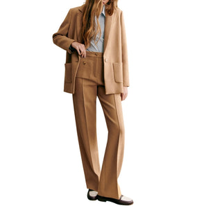 Sézane Tailored Tan Romane Blazer Size 34