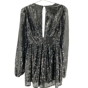 Tularosa Sequined Black Saffron Mini Dress Size S