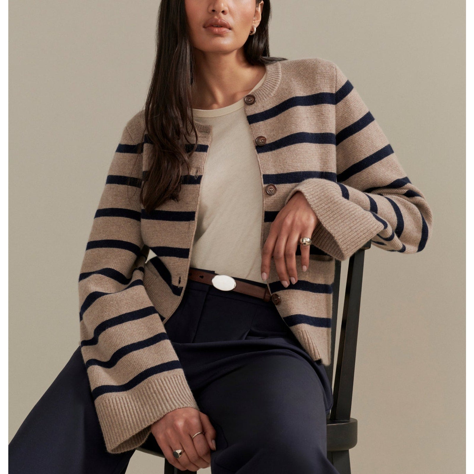 Jenni Kayne 'Cooper' Grey Cardigan Size S