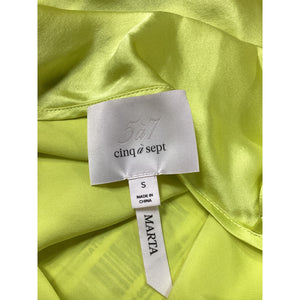 Cinq à Sept Satin Yuzu Marta Camisole Size S