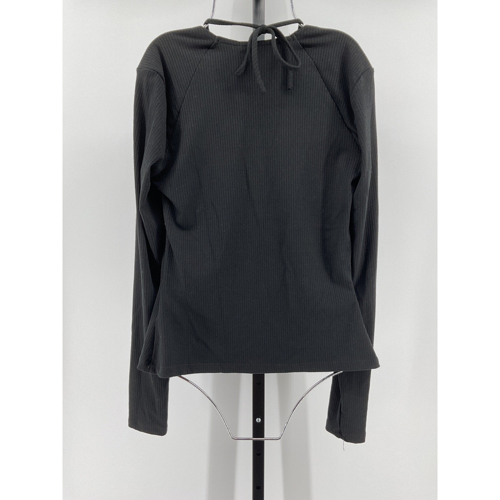 Jonathan Simkhai 'Merritt' Black Spandex Long Sleeve Top Size M - NWT