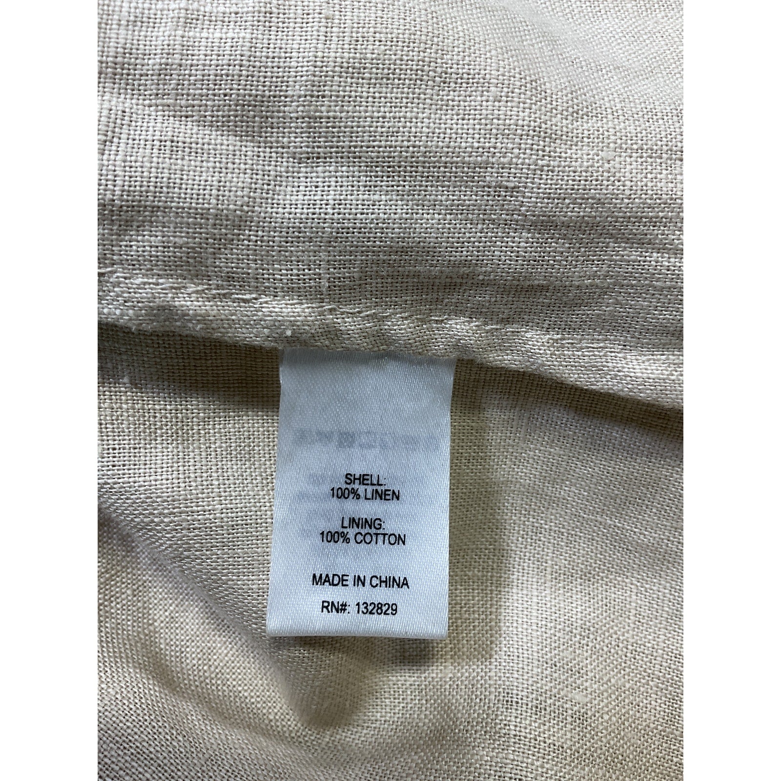 L'Academie 'Josefin' Beige Blouse Size M